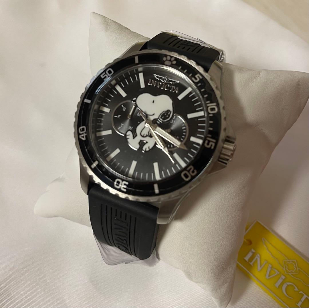 【新品】 INVICTA インビクタ　インヴィクタ　スヌーピーコラボ　腕時計 新品】インビクタ/腕時計/スヌーピー/ダイバー/防水100m/カレンダー