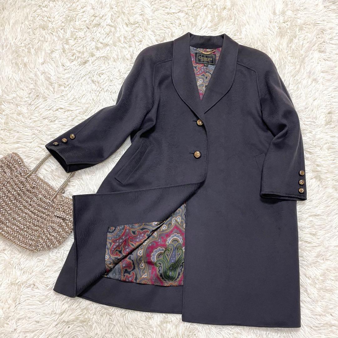 Cremona カシミヤ100%ロングコート シルク裏地 MODE VALLIE - メルカリ