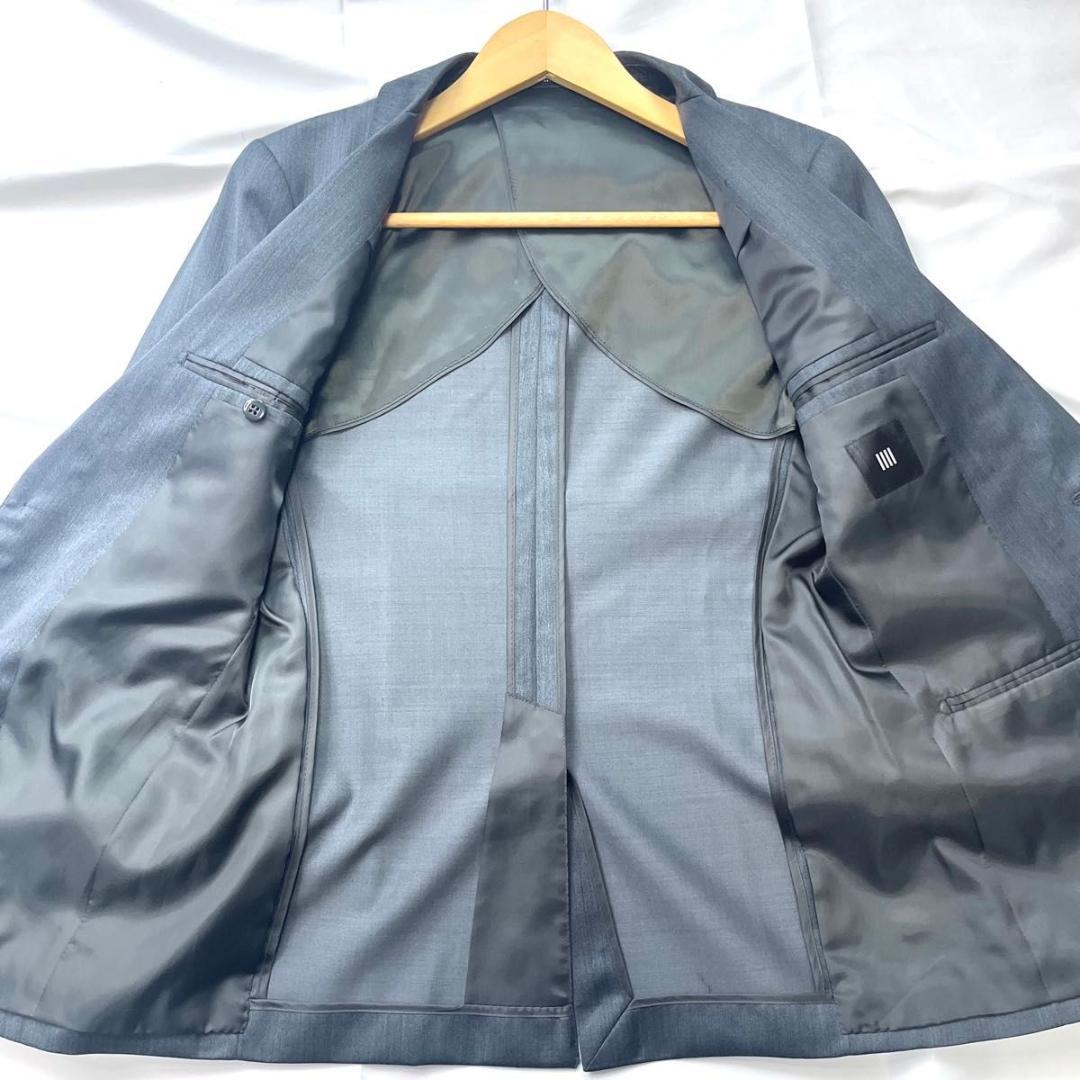 未使用に近い スーツセレクト セットアップ スリーピース グレー