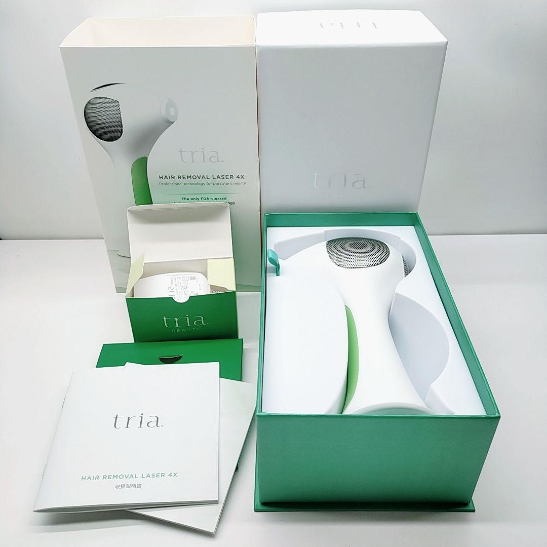 最新モデル✨️付属品完備 トリア パーソナルレーザー 4X Tria 脱毛器 ついに日本での発売再開！パーソナルレーザー脱毛器トリア 4X 使用