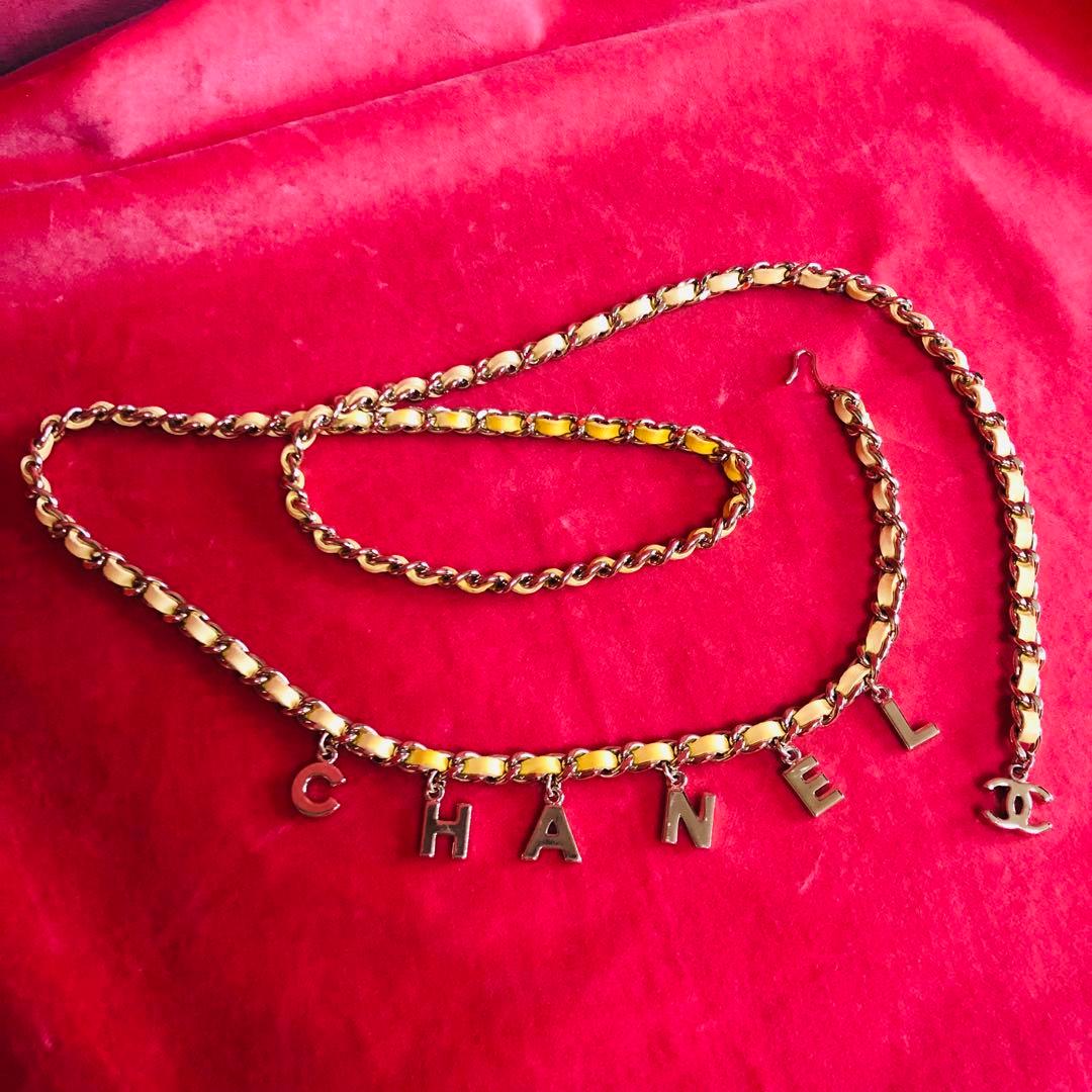 CHANEL vigntage ロゴチェーンベルト ココマーク 箱付き - メルカリ