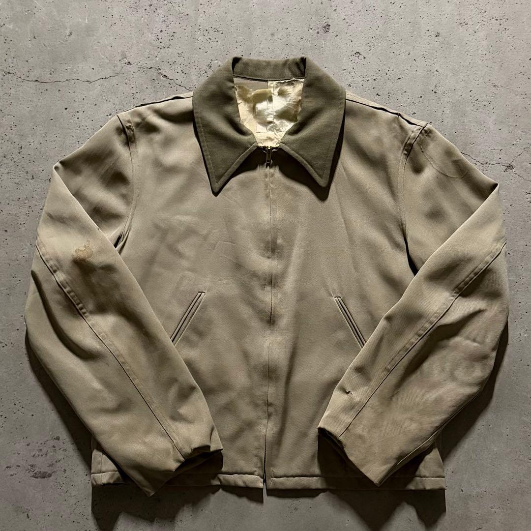 珍品】50s レーヨンギャバジンジャケット ギャバジャン スポーツ