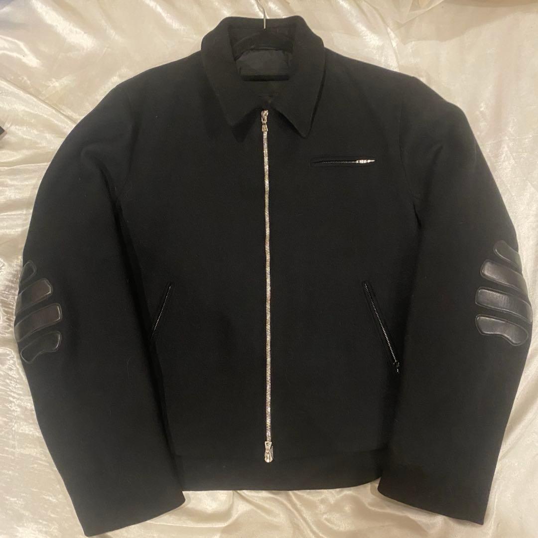 prada 1999 エルボー レザー パッチ ウールジャケット vintage - メルカリ