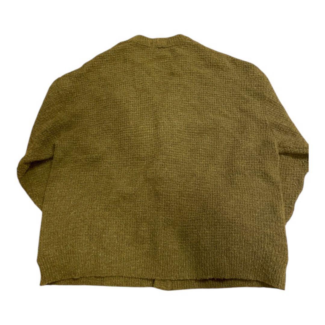 CALEE オリーブ Vネックカーディガン