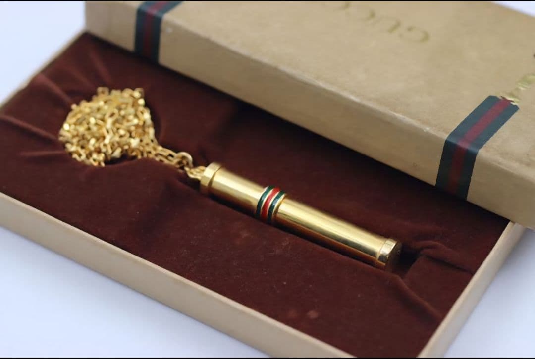 GUCCI グッチ　ネックレス　ボトルネックレス　香水ケース　ゴールドカラー 楽天市場】【中古】GUCCI グッチ Perfume Bottle パフューム ボトル