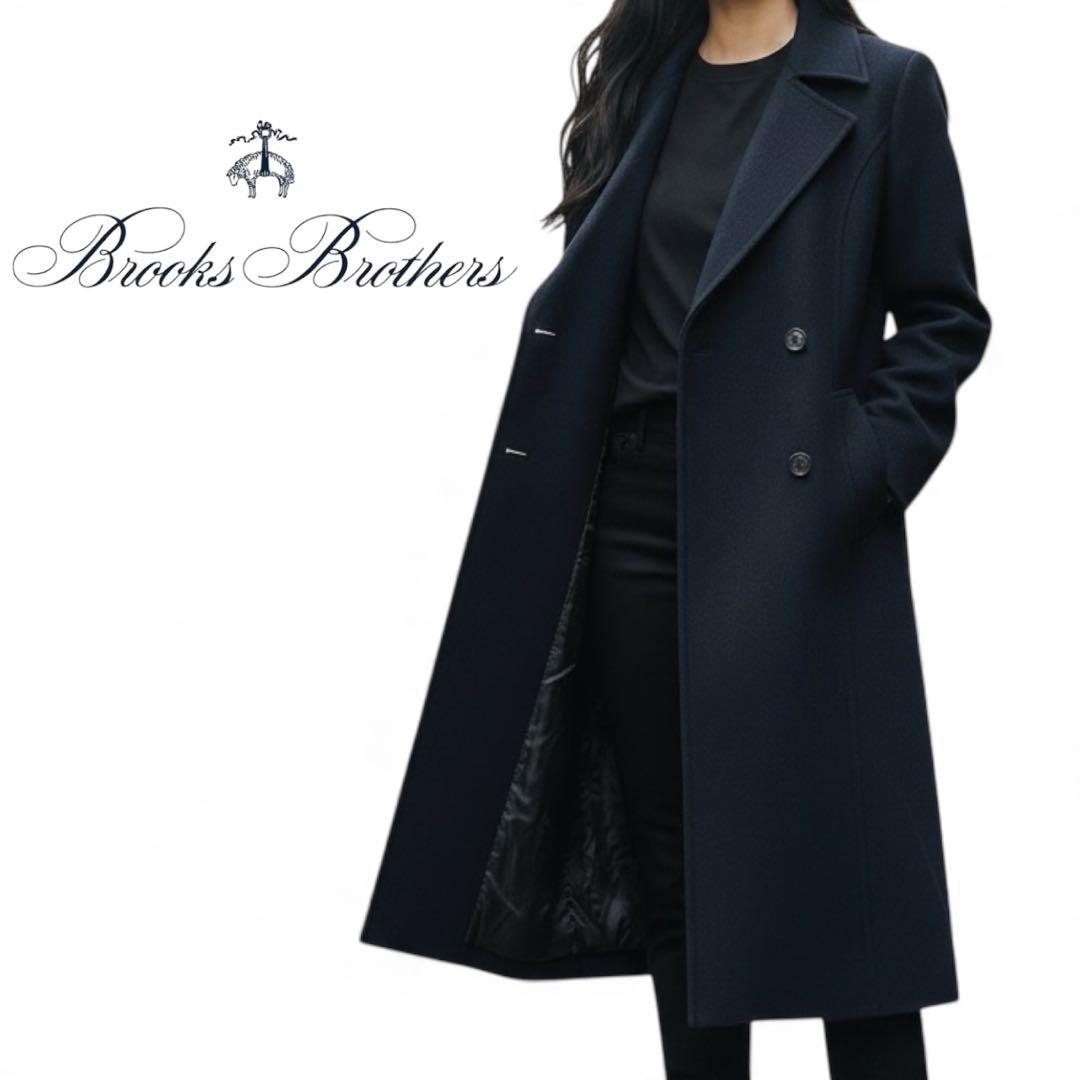 ブルックスブラザーズ 346 ダブル チェスターコート アンゴラ混 - メルカリ