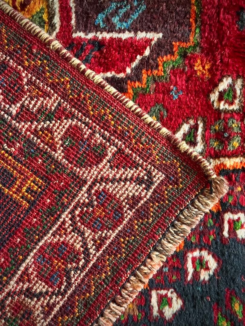 トライバルラグ ヴィンテージラグ ペルシャ絨毯 カシュガイ族