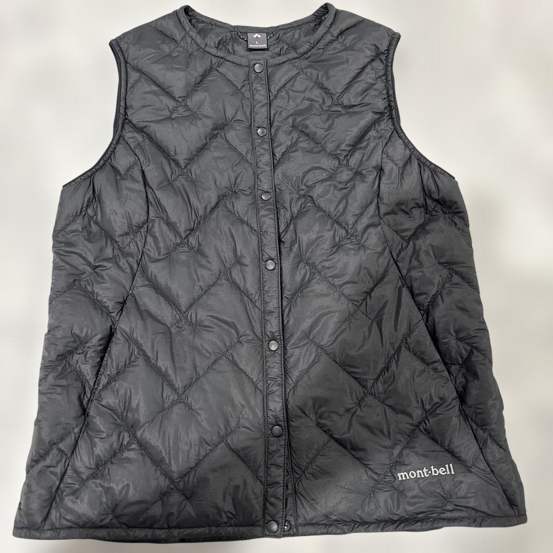 mont-bell モンベル スペリオダウン ラウンドネックベスト レディースL