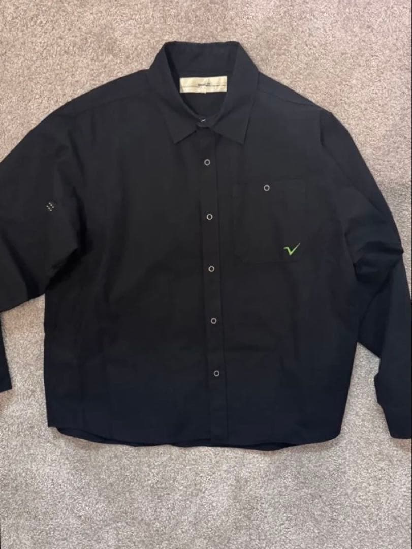 s*s様 【限定販売】VANDALIZE SNAP SHIRT with MES SAINT Mxxxxxx Damaged T-Shirt | Charcoal | SVD USA