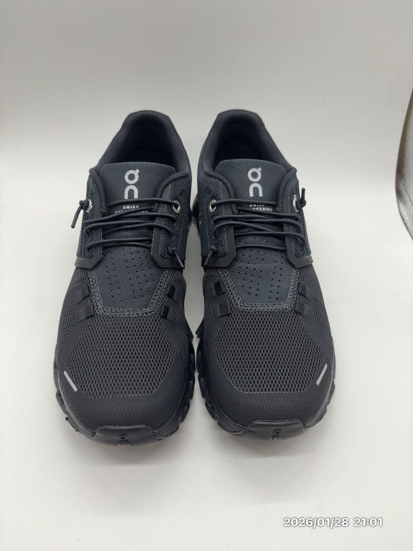 ONランニングシューズ Cloud5レディース All black 24.5cm