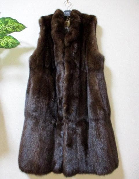 EMBAエンバ❣️極上ロシアンセーブル ロングジレ コート 未着用同