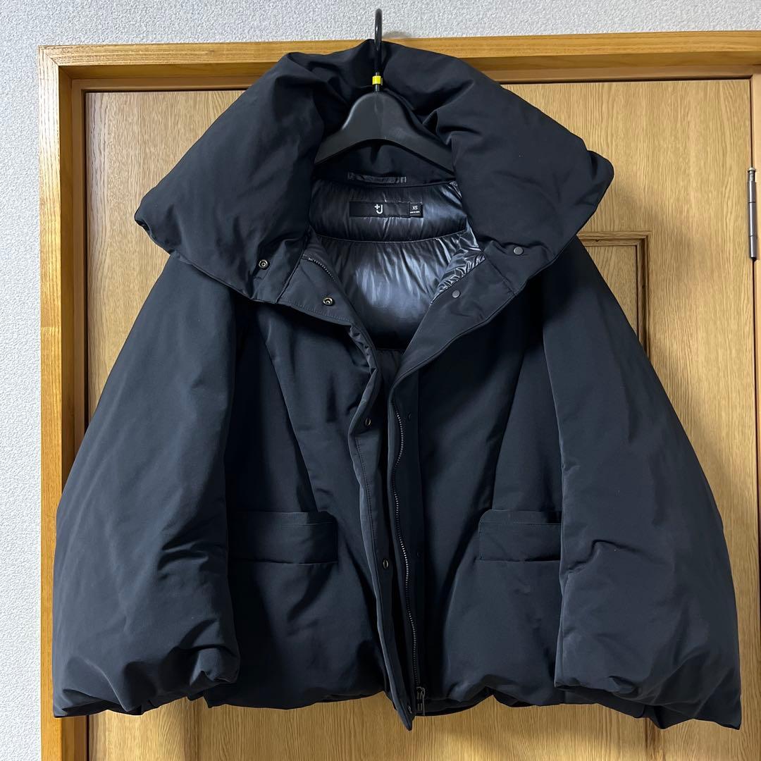 UNIQLO +J ハイブリッド ダウンジャケット ブラックXS - メルカリ