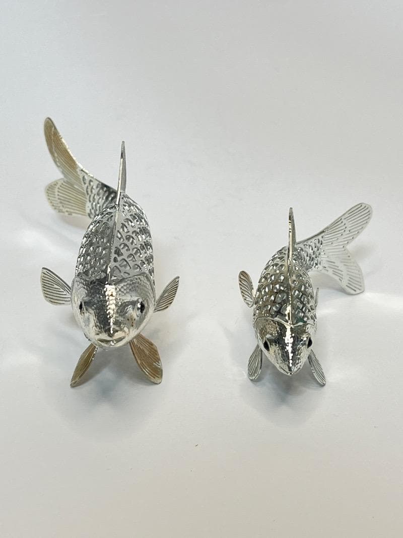 クリストフル リュミエール コレクション フィッシュ 2匹 シルバー