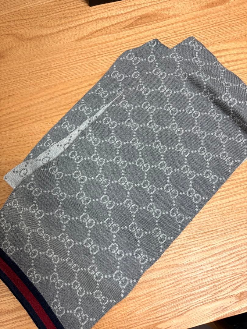 GUCCI GGパターン マフラー フリーサイズ