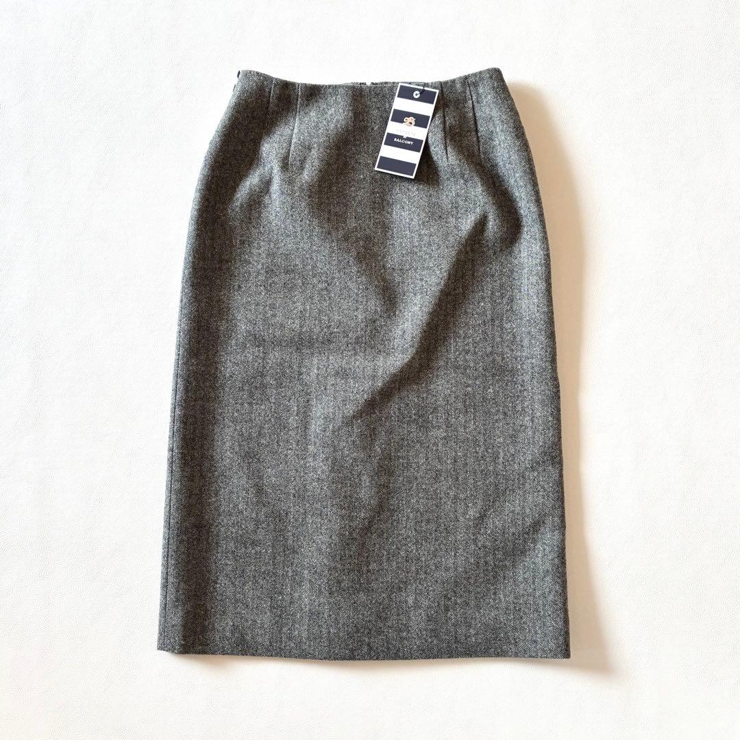 未使用タグ付き✨ボーダーズアットバルコニー ウールスカート