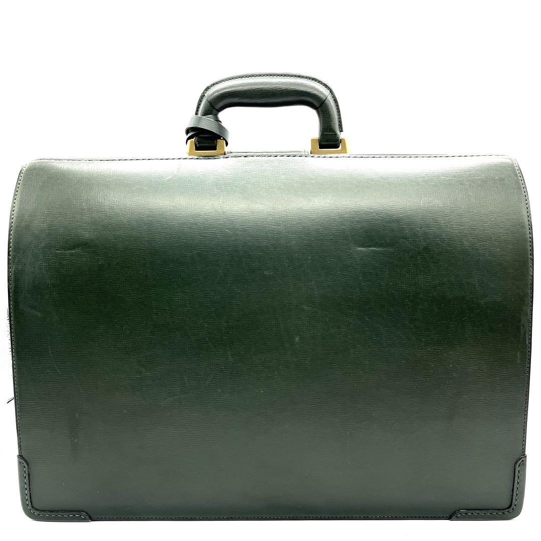 SOMES SADDLE ソメスサドル ダレスバッグ 鍵付き グリーン 深緑 - メルカリ