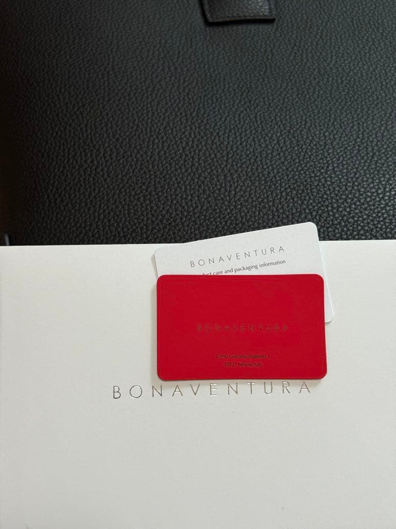 新品未使用】【28.6万】ボナベンチュラ マッシモ 黒 【2025/10新作