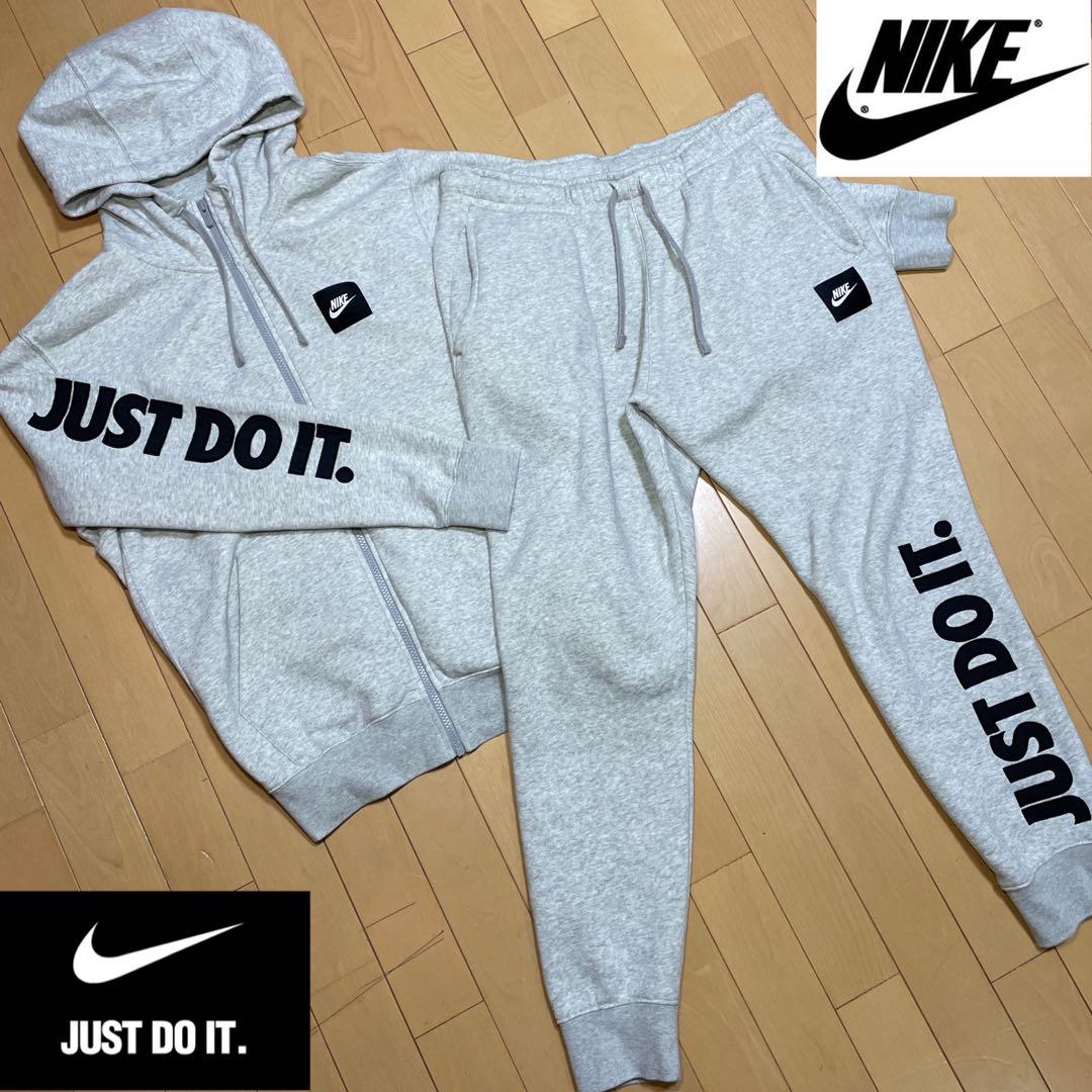 ナイキ NIKE スウェット裏起毛 JUST DO IT セットアップ Mサイズ