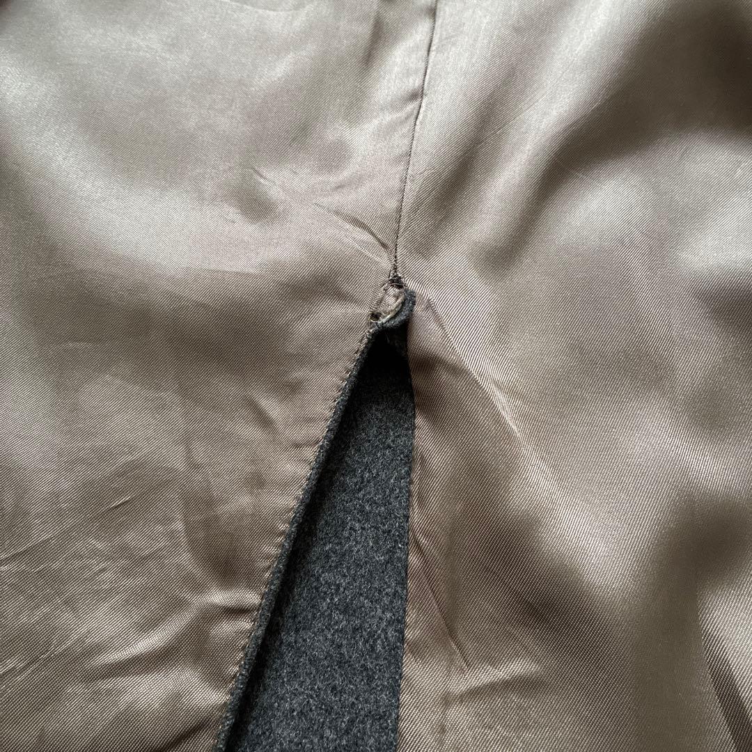 オースチンリード チェスターコート イングランド製 グレー ウール