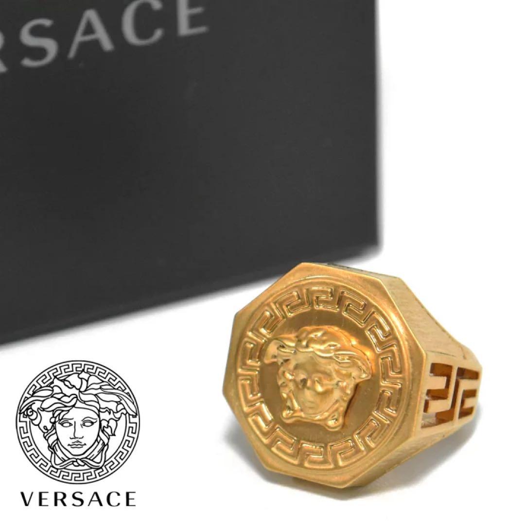 ヴェルサーチメデューサ八角形リング