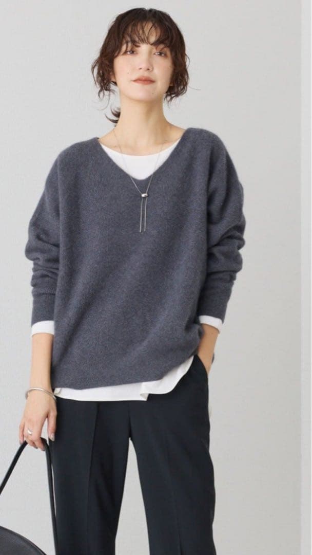 新品未使用】RIVE DROITEキュプラプルオーバー レイヤード Fサイズ