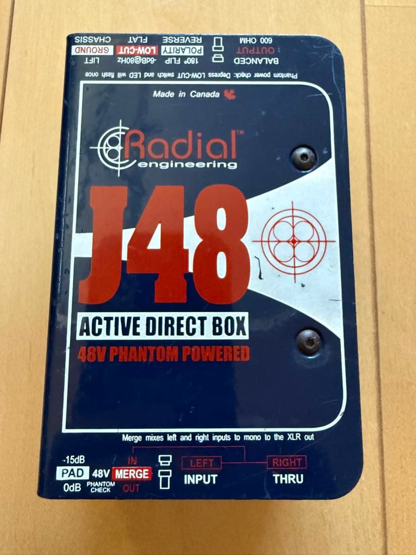 Radial J48 MK2 ダイレクトボックス　正常動作確認済み Amazon.co.jp: RADIAL J48 MK2 : 楽器・音響機器
