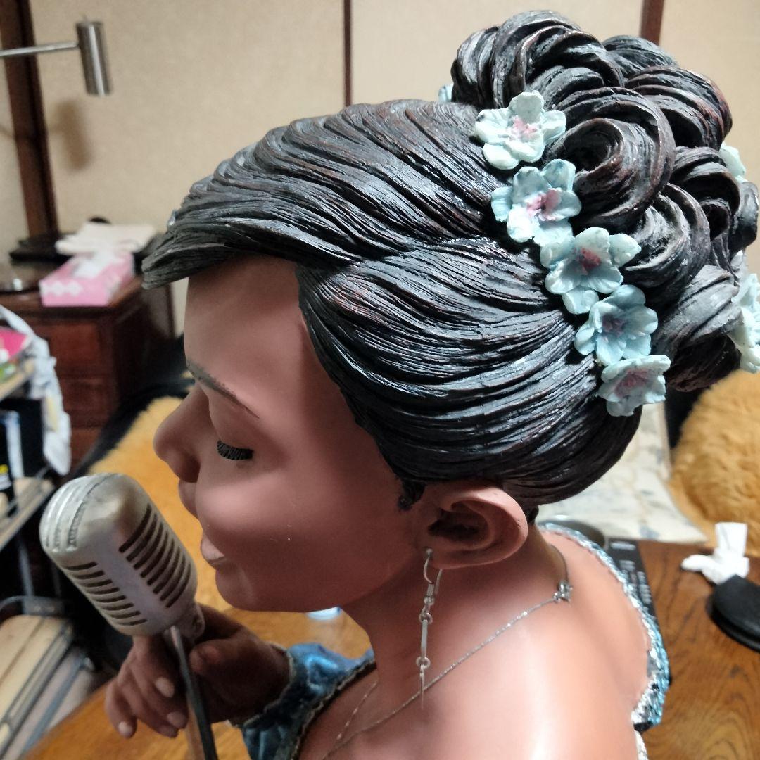 黒人女性ジャズシンガー　リアルフィギュア　レア　希少　素晴らしい　置物