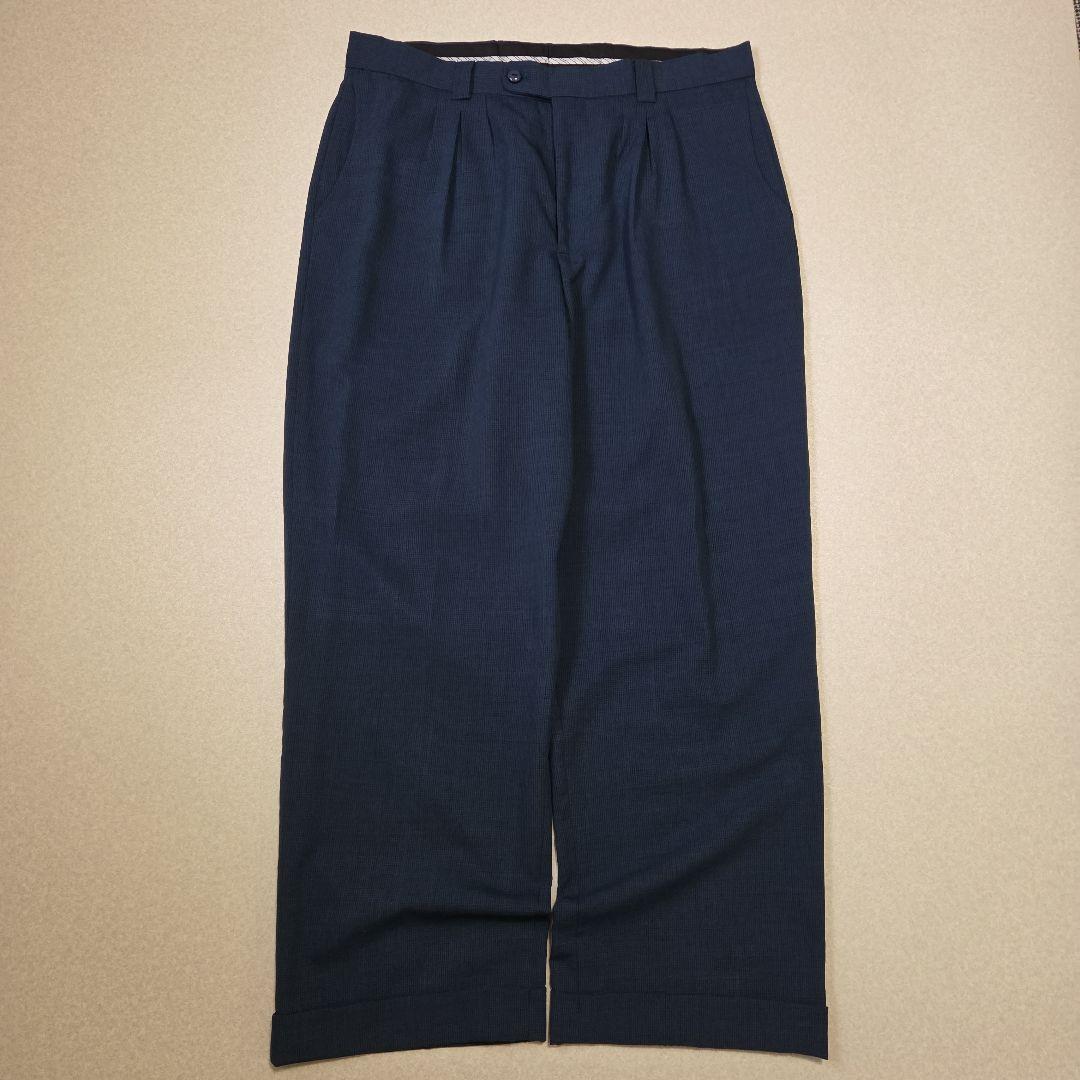 (古着) smokey joe's ワイドスラックス チェックパンツ 古着) smokey joe's ワイドスラックス チェックパンツ 古着) smokey