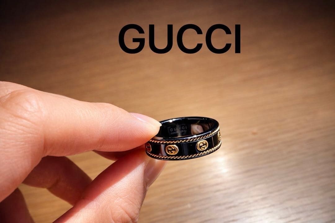 GUCCI セラミックリング 10号 楽天市場】【動画有 10号】グッチ GUCCI リング 指輪 アイコンリング