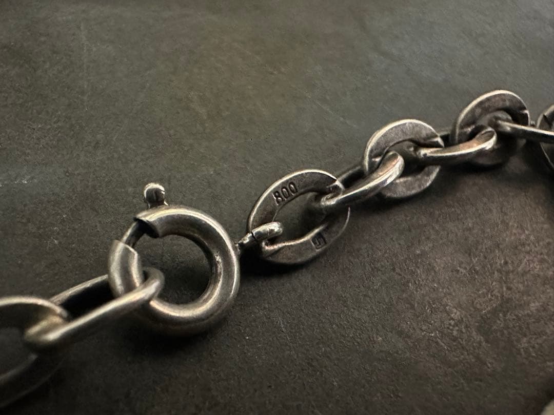 激希少 ヴィンテージ シルバー 800 アンティーク ユーロ ブレスレット