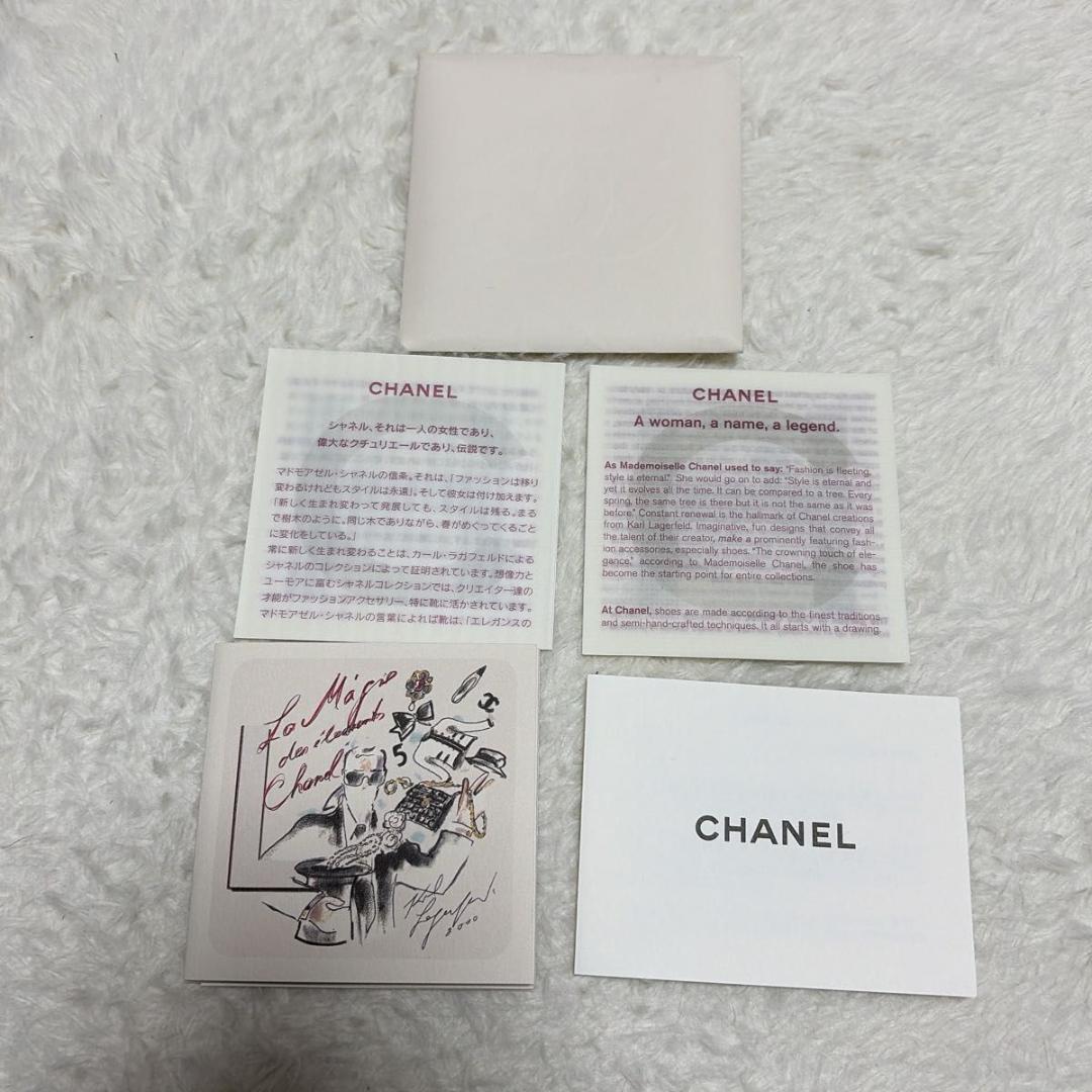 極美品 CHANEL ココマーク スクエアトゥブラックパンプス レザー 35