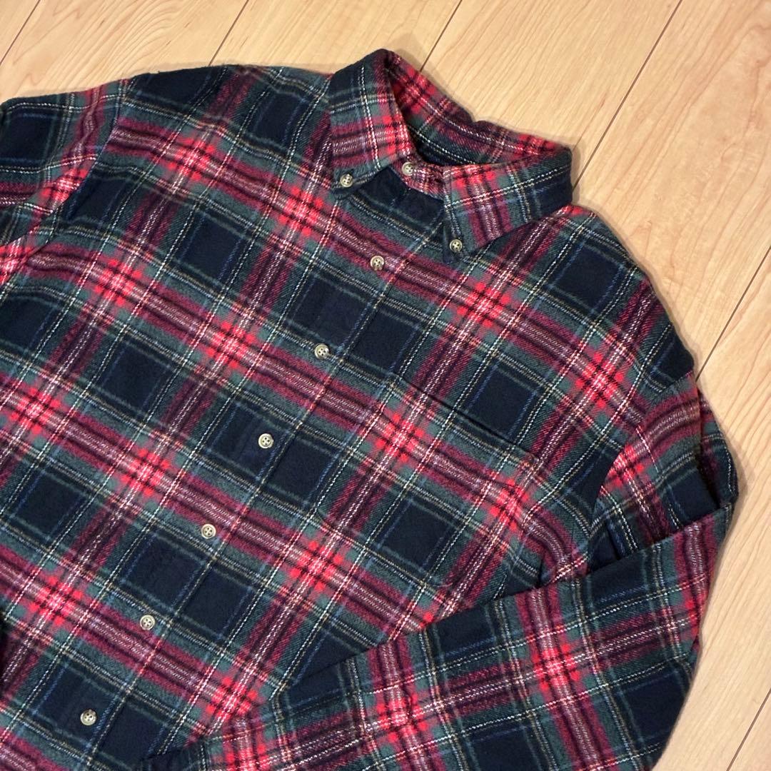 CIOTA Flannel B.D Shirt 4 フランネルシャツ CIOTA フランネル柄BDシャツ [ベージュ]