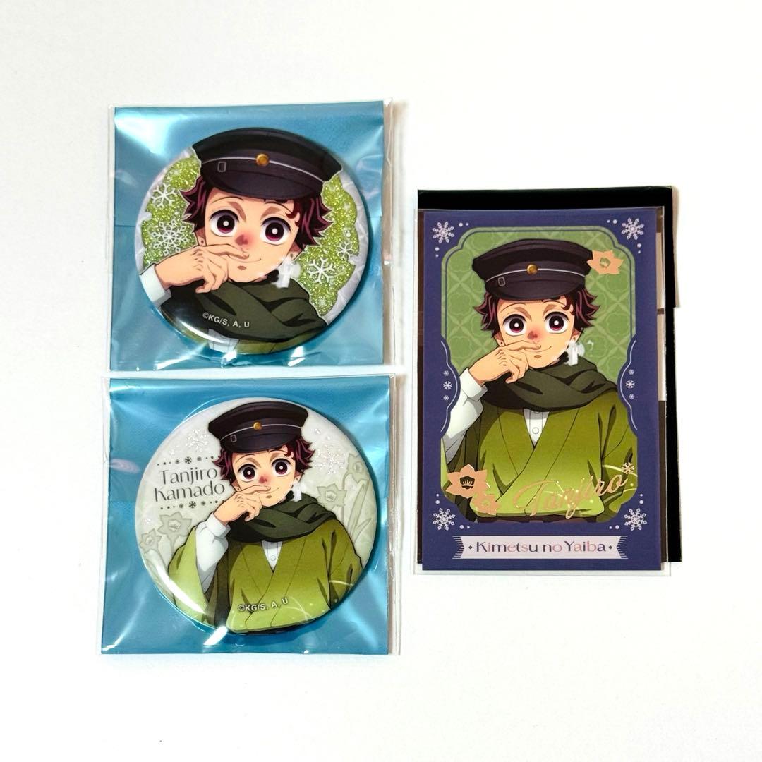 鬼滅の刃 竈門炭治郎 AGF2025 ホログラム缶バッジ チェキ風ブロマイド