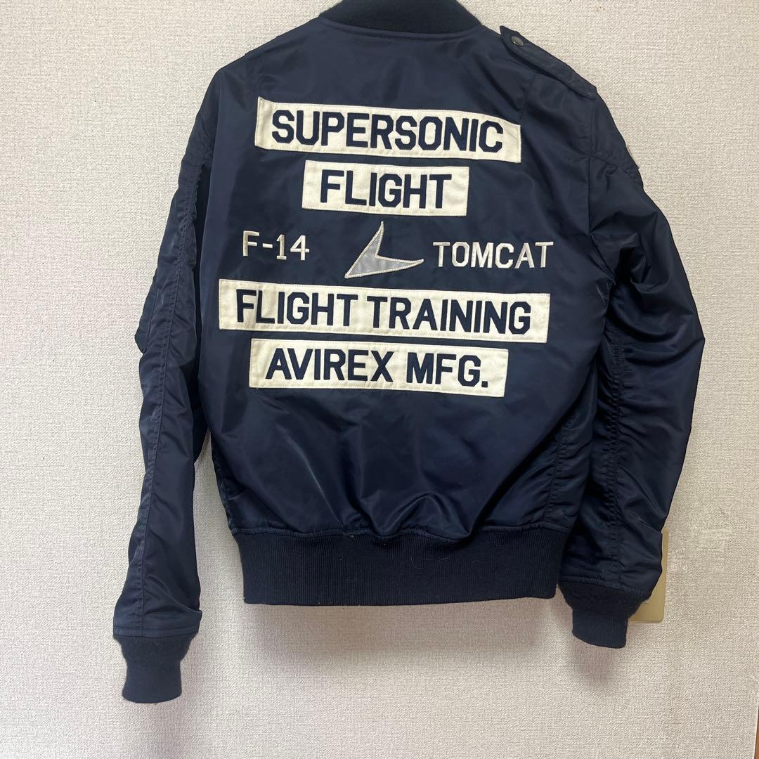 AVIREX TOMCAT フライトジャケット トムキャットワッペン MA-1 - メルカリ