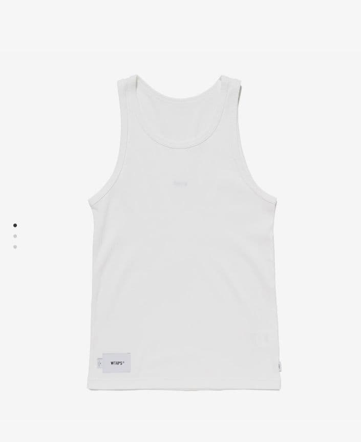 WTAPS SIGN タンクトップ ホワイト W)taps - WTAPS ダブルタップス ロゴタンク タンクトップ ノースリーブ