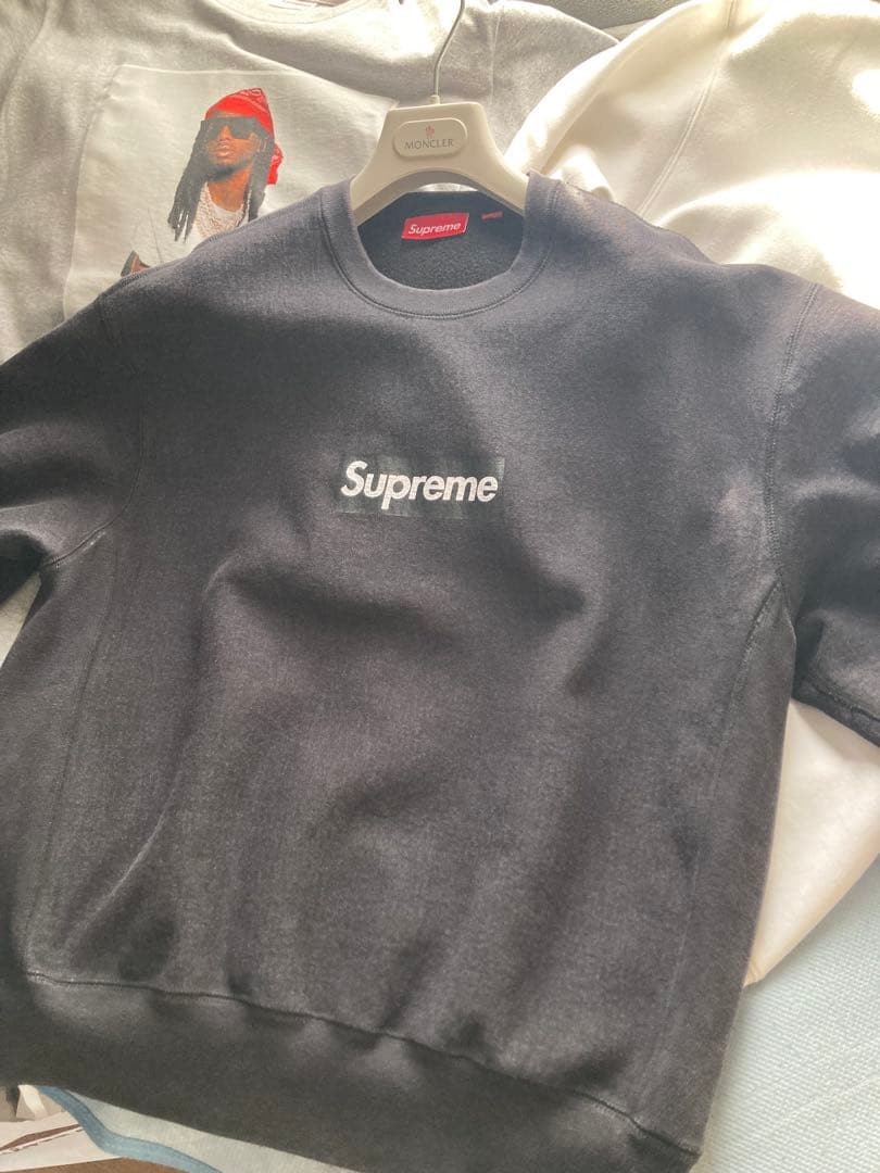 トップス Supreme Washed Box Logo Crewneck \"Black\" Tuesday 5th September Catalogues Available For Download | Wellers