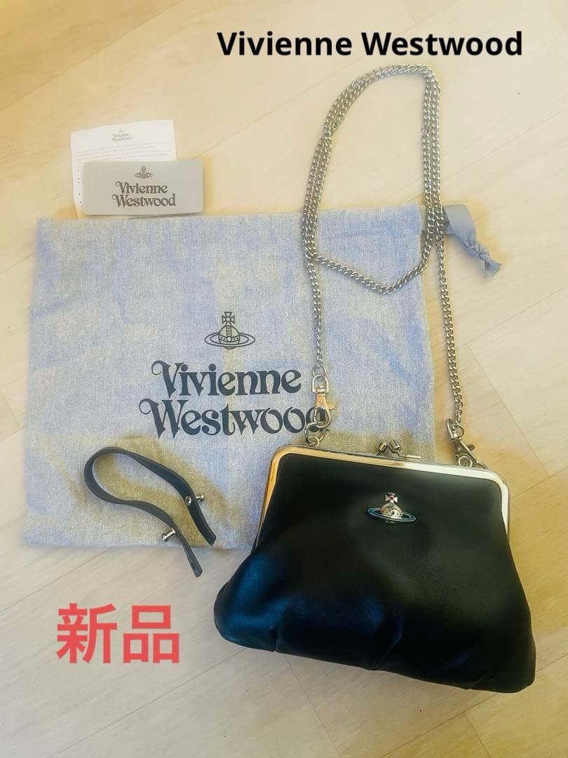 正規品 ヴィヴィアンウエストウッド ショルダーバック がま口 新品