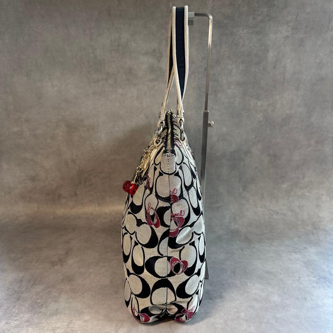 Y2K COACH Poppy Gram Signature Tote Bag - メルカリ