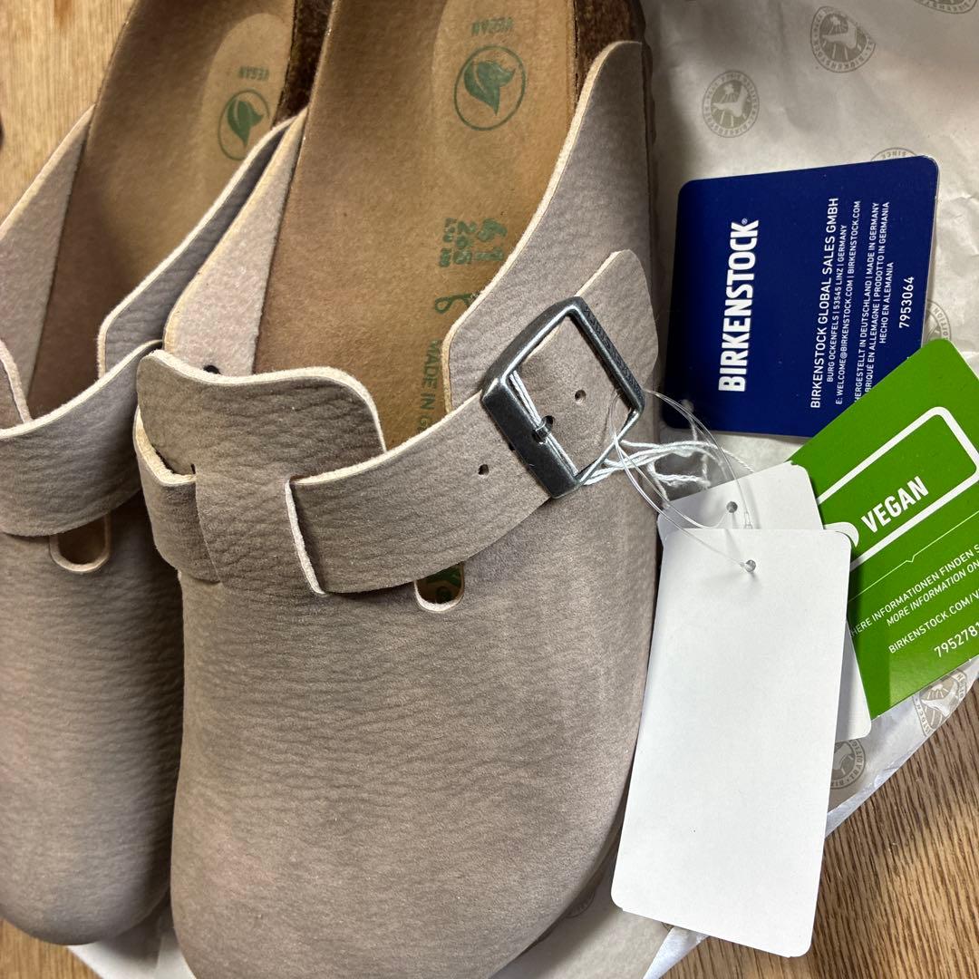 BIRKENSTOCK ボストン 41 26.5 デザートダストグレー - メルカリ