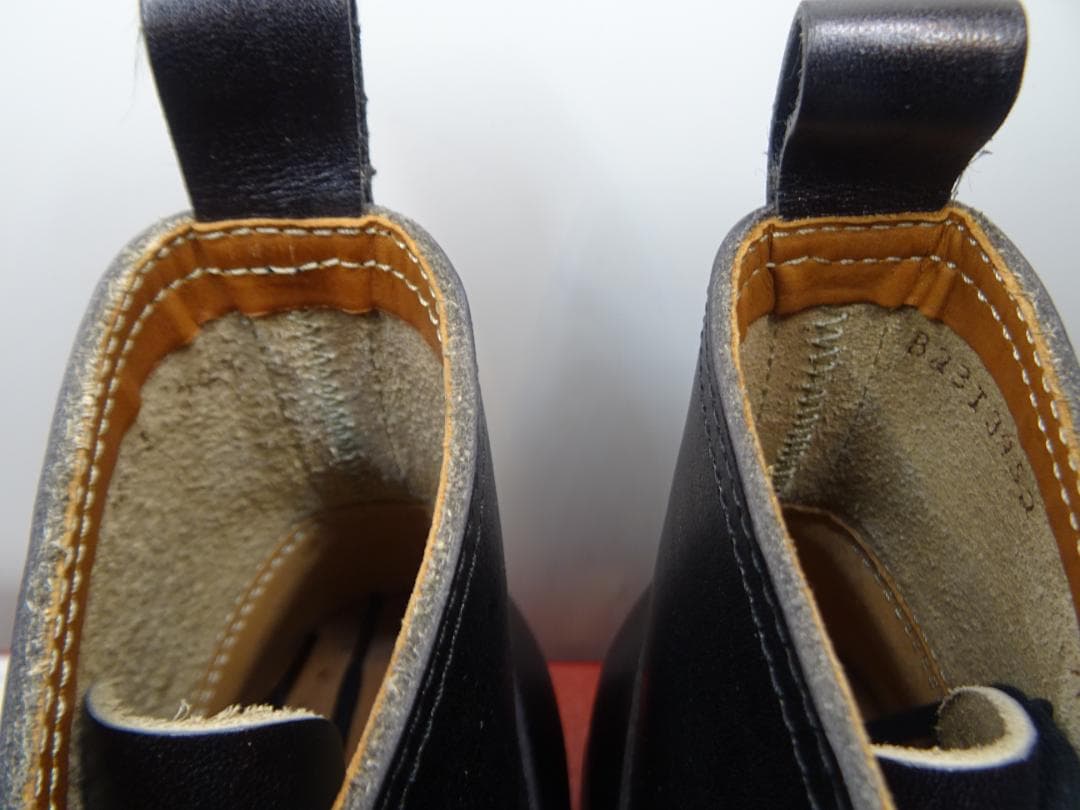 m*a様 リーガルレースアップブーツ黒24.5cmクロム鞣し栃木レザーグッド