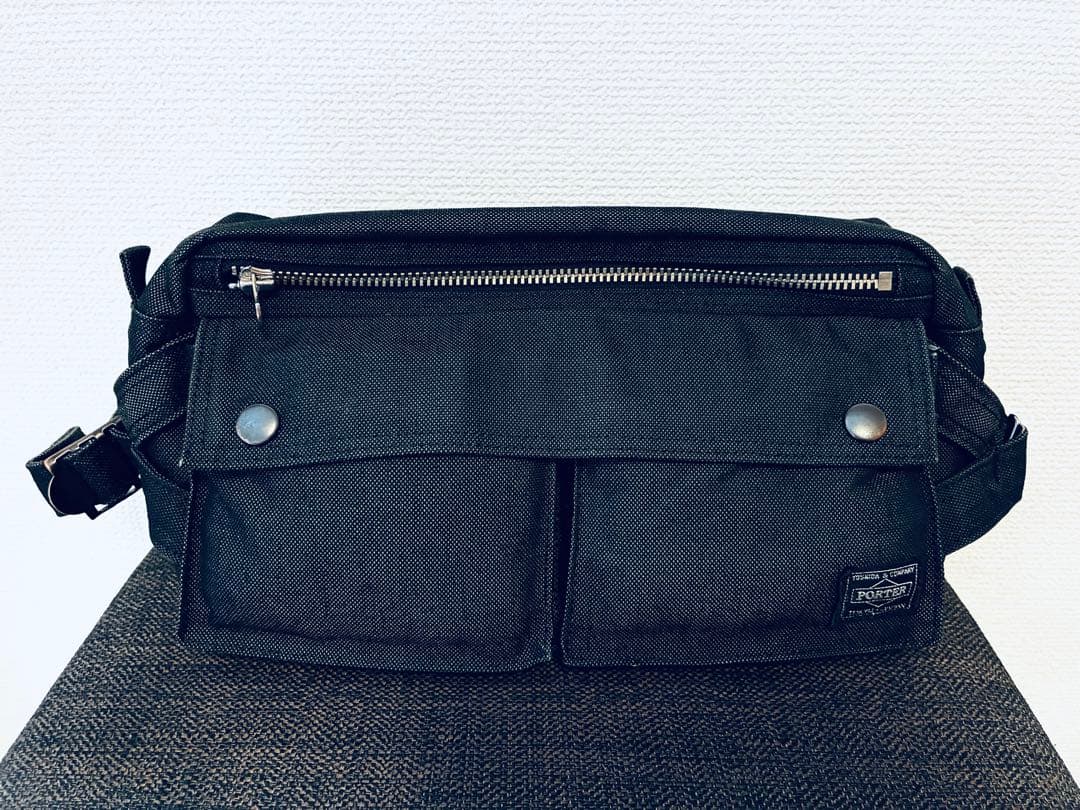 日本製 PORTER ポーター スモーキー デニム ボディバッグ - メルカリ