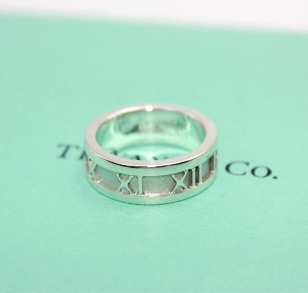 美品 Tiffany&Co. ティファニー アトラス リング 指輪 8号 925 - メルカリ