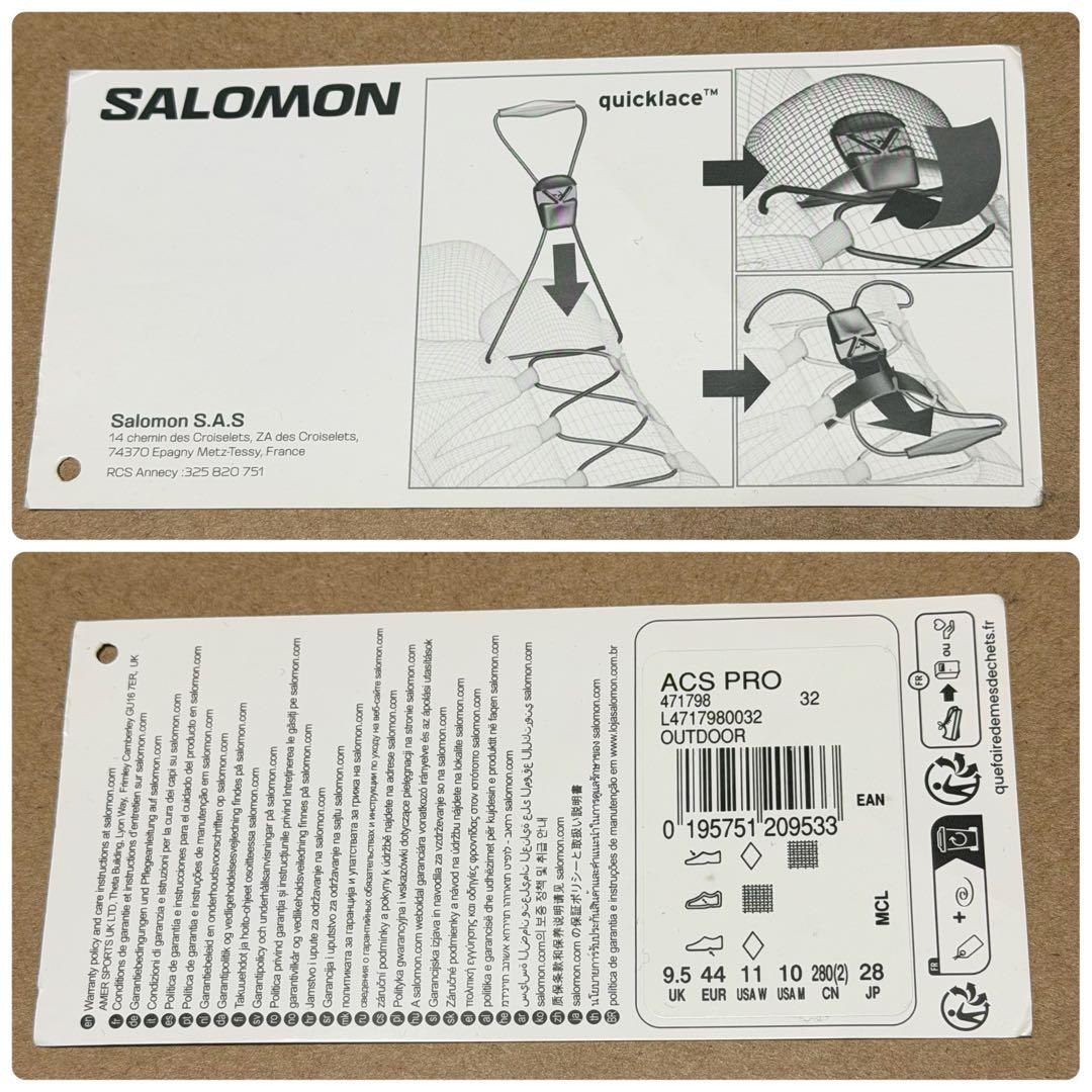 Salomon ACS PRO \"Black\" サロモン