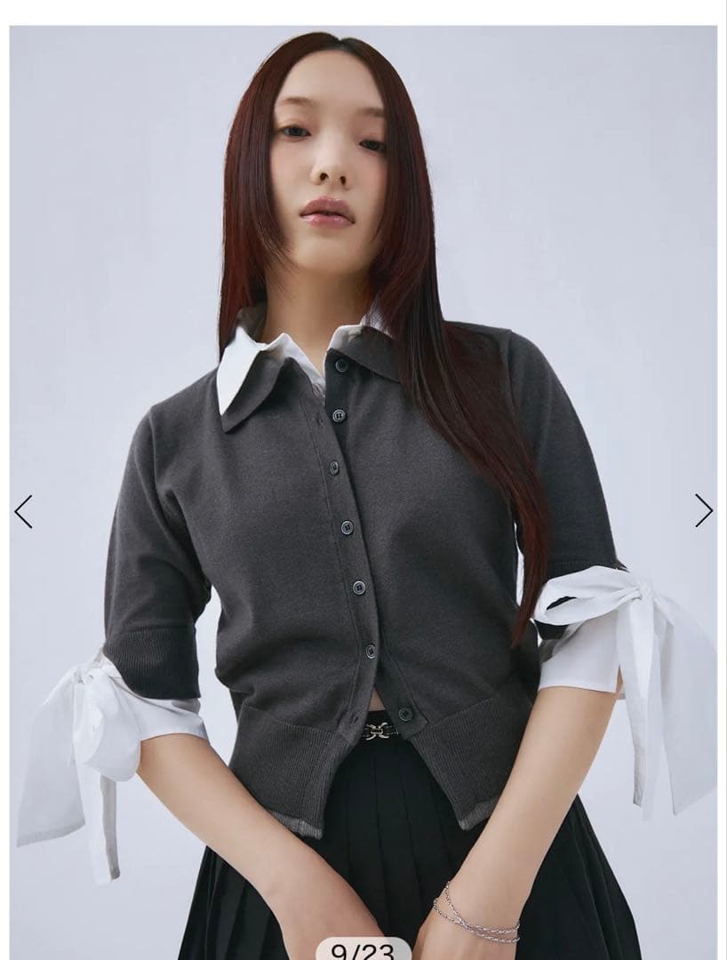 eimy istoire シャツドッキングレイヤードニット - メルカリ