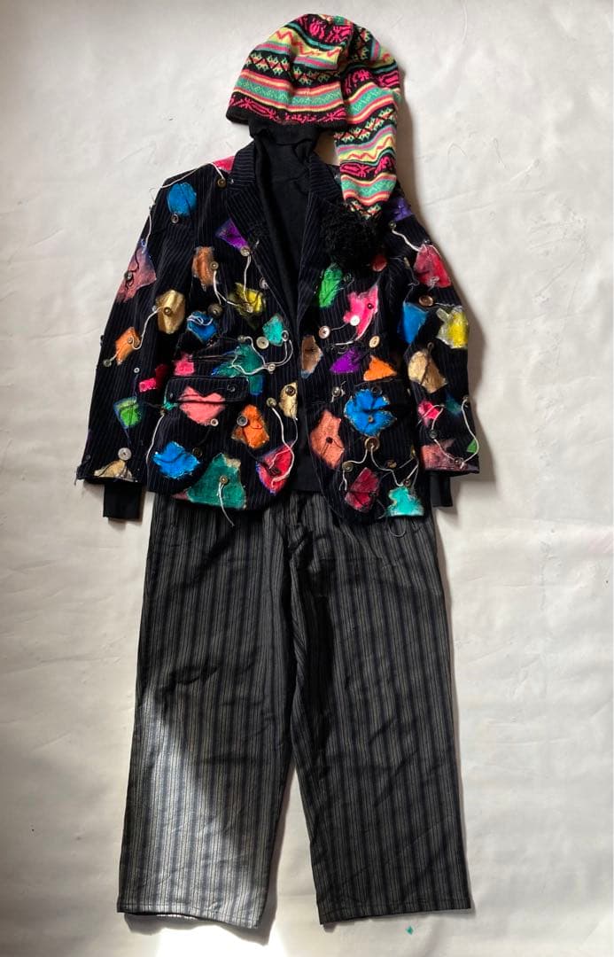 珍品↑ Italy製 Picaso とんでもなく長いニット帽 - メルカリ