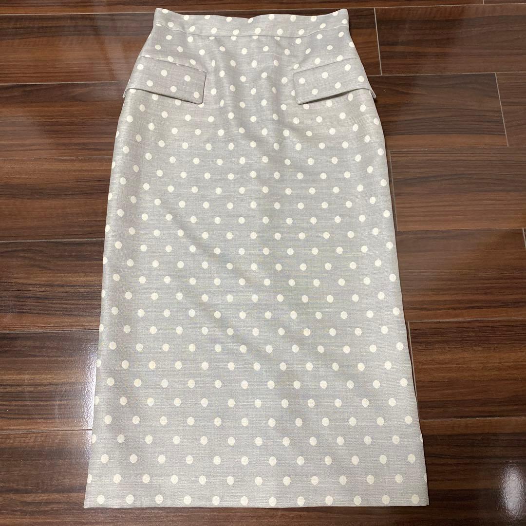トゥモローランド　サキソニードットジャカード タイトストレートスカート　36 楽天市場】【SALE／30%OFF】サキソニードットジャカード タイト