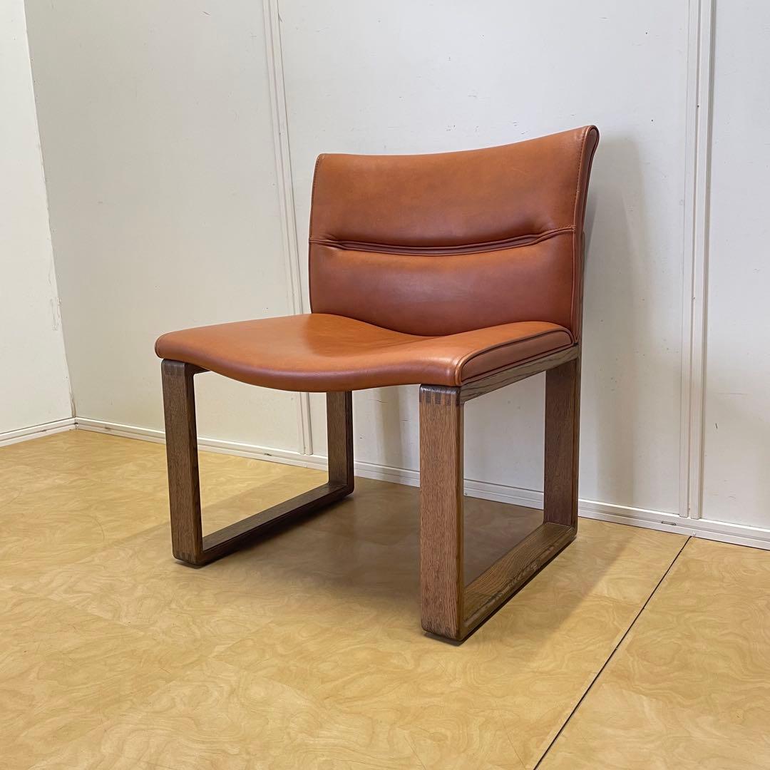 カンディハウス ボルス④ 本革チェア レザー椅子 ソファ 旭川家具 北欧