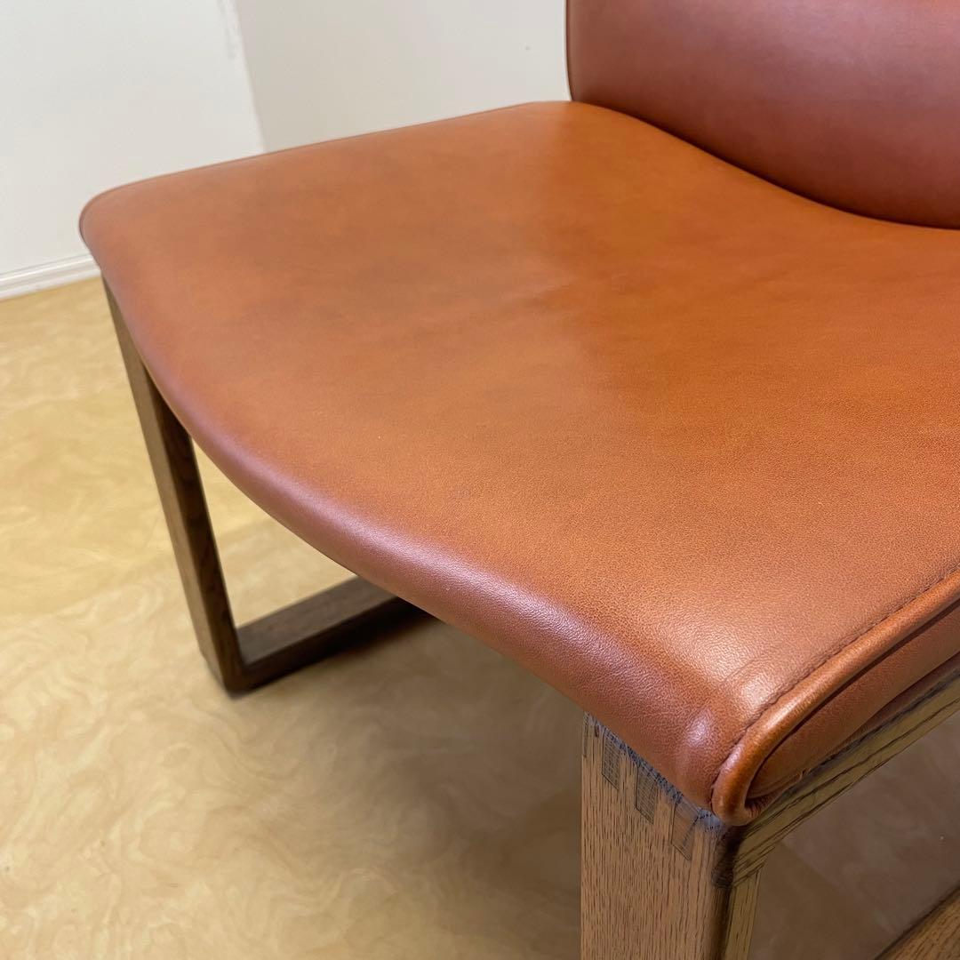 カンディハウス ボルス④ 本革チェア レザー椅子 ソファ 旭川家具 北欧