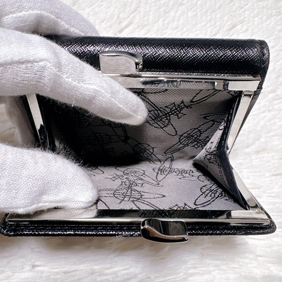 ♡希少♡ヴィヴィアンウエストウッド ディアマンテ ハート がま口 三