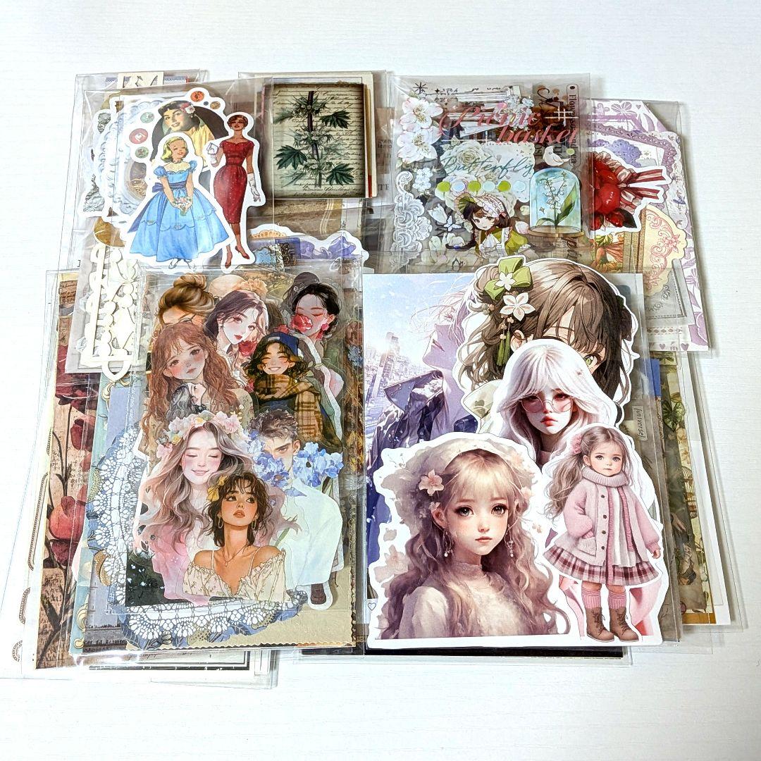 A-18】コラージュ素材 おすそ分け 約300点 まとめ売り - メルカリ